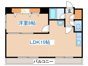 ハイフィ－ルド８８の物件間取画像